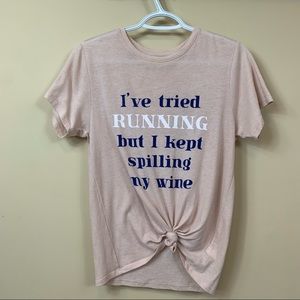 Express Front Knot T-shirt I've Tried Running